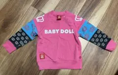BABY DOLL トレーナー ピンク 90cm