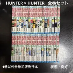 【1巻以外初版】ハンターハンターHUNTER×HUNTER　1~39巻セット