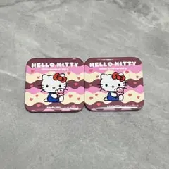 ハローキティ 缶バッジ サーティーワン 50周年アニバーサリー 2個セット