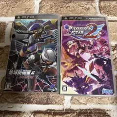 PSPソフト　地球防衛軍2 PORTABLE ファンタシースターポータブル2