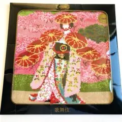 ❤️【新品未使用】歌舞伎　藤娘　フェイラー　FEILER   大判　ケース入り ❤️【新品未使用】歌舞伎 藤娘 フェイラー FEILER 大判 ケース