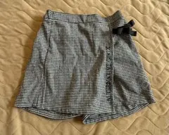 ALGY 千鳥柄ミニスカート風ショーパン 160