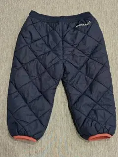 お値下げ美品⭐︎mont-bell80サーマラップパンツリバーシブル　紺　ピンク