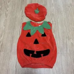 かぼちゃのコスチューム 帽子付き