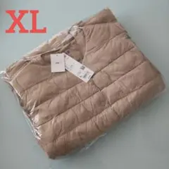 新品 ユニクロ / パフテックコンパクトベスト（BEIGE・XLサイズ）