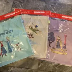 キリンオリジナル　ディズニーデザイン　紐付きエコバッグ　全３種