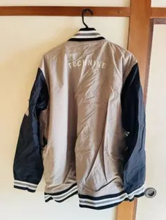 TECHNINE ボンバージャケット ベージュ/ブラック