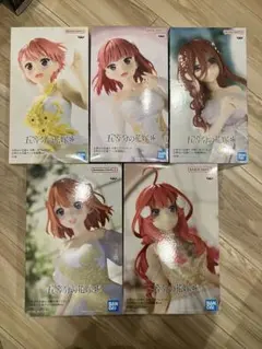 五等分の花嫁 ウェディングドレス フィギュア 5体セット