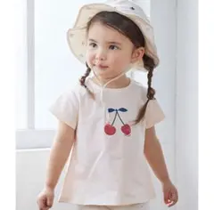 petit main 半袖 Tシャツさくらんぼ 90