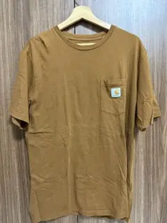 Carhartt ポケット付き Tシャツ L ブラウン