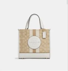 【最終値下げ】COACH ショルダーバッグ ベージュ/ホワイト