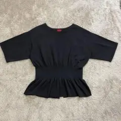 DES PRES デプレ トゥモローランド 五分袖ニット 美シルエット
