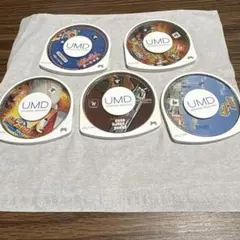 UMDソフト 5本セット + 収納ケース