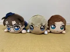 名探偵コナン  寝そべりLLぬいぐるみ  ミステリートレイン安室透灰原哀コナン