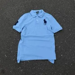 Polo by Ralph Lauren ビックポニーポロシャツ マリンブルー