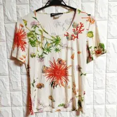 Salvatore Ferragamo　ヴィンテージ　Tシャツ　熱帯魚　M　57のサムネイル