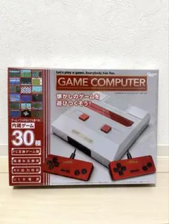 新品◎赤色❤️GAME COMPUTER 30種ゲーム付き