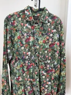 D222160 ZARA MAN 花柄 リネン混 半袖カットソー - メルカリ