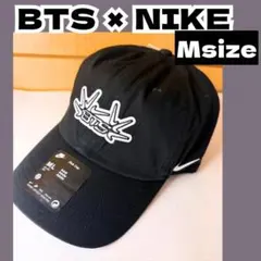 BTS Nike x BTS キャップ 刺繍 帽子 ナイキ ブラック D230 - メルカリ