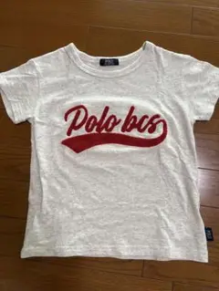 Polo ロゴ Tシャツ ライトグレー　130cm