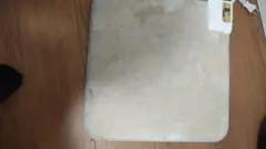 ベージュ 電気式マット 正方形