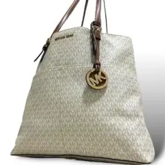 良品　マイケルコース　トートバッグ　ショルダーバッグ　肩掛け　MK柄　ポケット