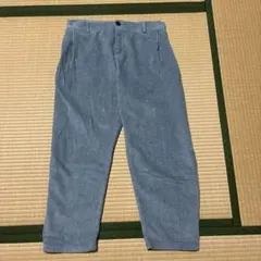 コードゥロイパンツ　水色