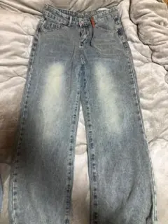 ライトブルーストレートレッグデニム XL