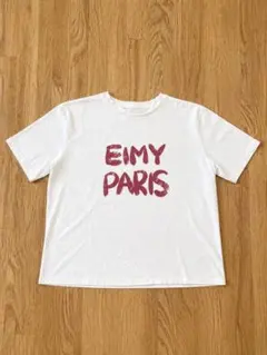 ピンク Tシャツ EIMY ISTOIRE エイミー eimyロゴパールTシャツ - メルカリ
