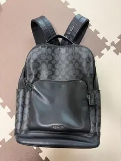 COACH シグネチャー バックパック リュック ブラック