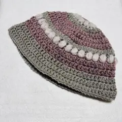 ニット帽 クロシェハット クラッシャーハット ビーニー バケットハット バケハ