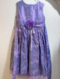 マザウェイズ キッズドレス 150cm 紫 パープル