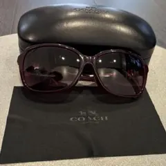 COACH バーガンディ サングラス