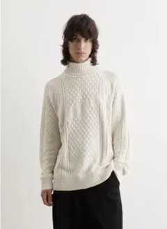 タートルネック ニット