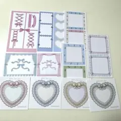 ggaggong 様・LOPO様　コラージュ用装飾ステッカー　10枚　非売品入り