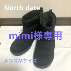North Date ブラック メンズMサイズ　スノーブーツ