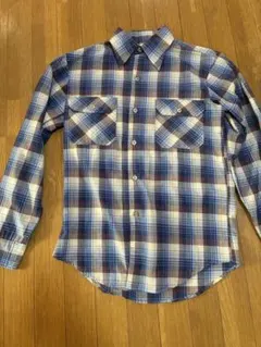 美品70s〜80sBIG MAC ポリコットンチェックワークシャツ　好配色