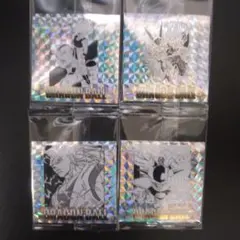 ドラゴンボール40周年記念オリジナルイラストレーションウェハースシール４枚セット