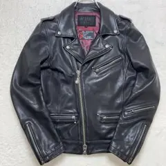 美品 Crazy Jet 清木場俊介 ダブルライダースジャケット レザー ウール 美品 Crazy Jet 清木場俊介 ダブルライダースジャケット レザー ウール
