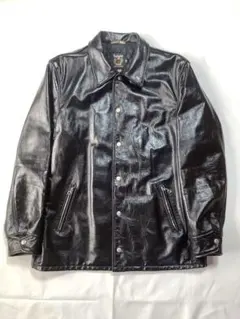 Schott onestarレザーコーチジャケット 40