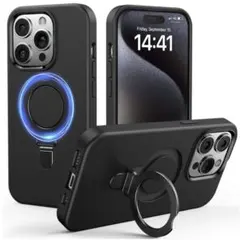 アイフォン15 Pro カバー スマホケース 米軍MIL規格 耐衝撃 全面保護