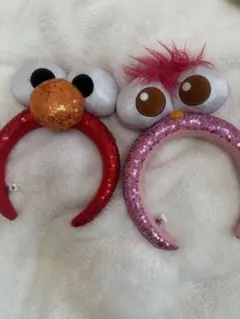 USJ セサミストリート カチューシャ エルモ モッピー