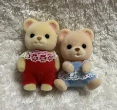 開封済み未使用【クマの赤ちゃん】シルバニアファミリー