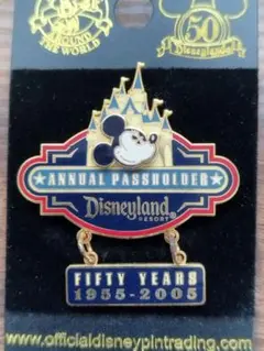 【レア】　ディズニーランドリゾート　ピンバッジ　年パス所有者限定 ディズニーリゾート38周年ピンバッジ - メルカリ