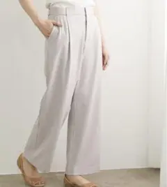 新品タグ付き　ストレートワイドパンツ ROPE' PICNIC