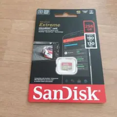SanDisk Extreme 256GB microSDXCカード
