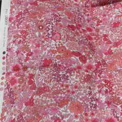 リバティ　マーガレットアニー 生地　オックス レア　55×50cm ピンク