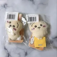 ちいかわ　うさぎだらけくじ　E賞　ぬいぐるみバッジ 2点セット