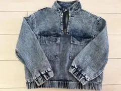 デニムジャケット ジップアップ 140~150