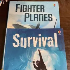 Usborne 洋書 2 冊Fighter Planes /Survival
